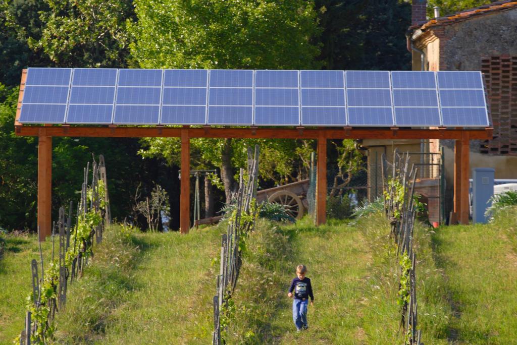 Вилла Agriturismo Le Volpaie Сан-Джиминьяно Экстерьер фото